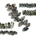 Coated Labradorite Beads